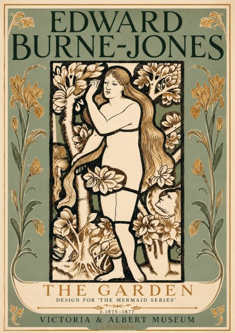 Edward Burne-Jones The Garden No6 - Juliste