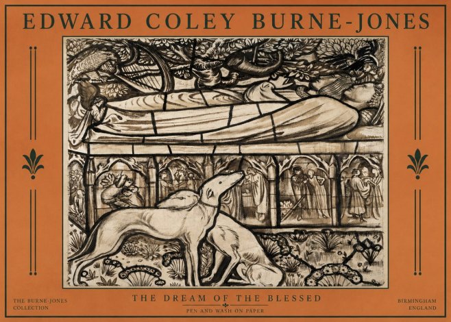 Edward Burne-Jones The Dream of the Blessed No2 - Juliste