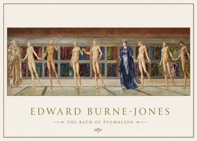 Edward Burne-Jones The Bath of Pygmalion No1 - Juliste