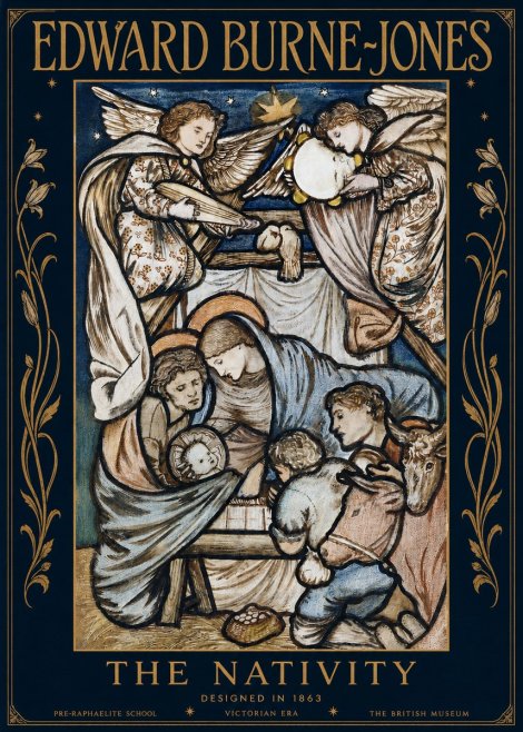 Edward Burne-Jones The Nativity No3 - Juliste