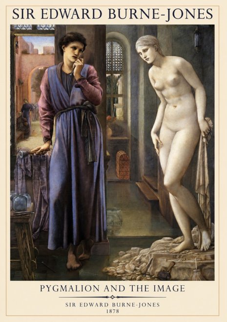Edward Burne-Jones Pygmalion and the Image No1 - Juliste