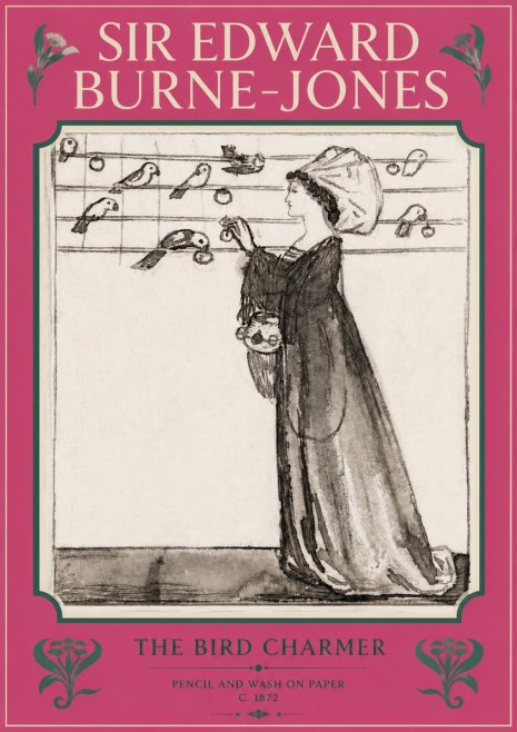 Edward Burne-Jones The Bird Charmer No2 - Juliste