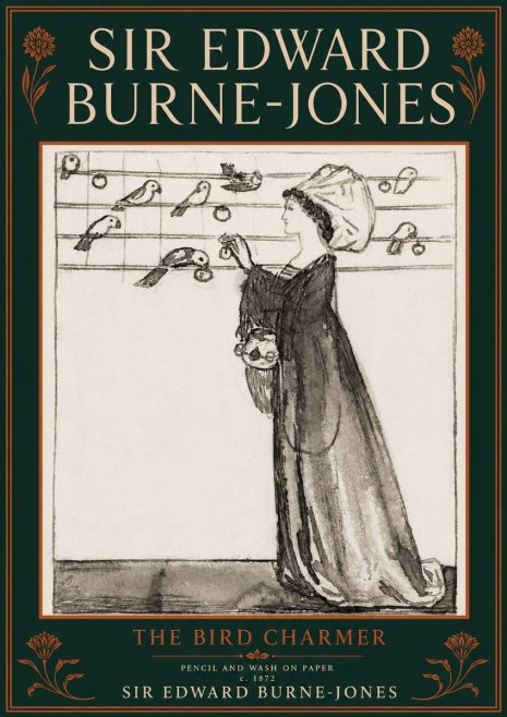 Edward Burne-Jones The Bird Charmer No3 - Juliste