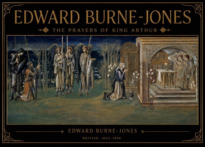 Edward Burne-Jones The Prayers of King Arthur No3 - Juliste