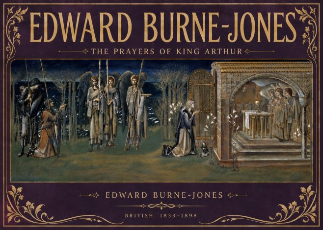 Edward Burne-Jones The Prayers of King Arthur No5 - Juliste