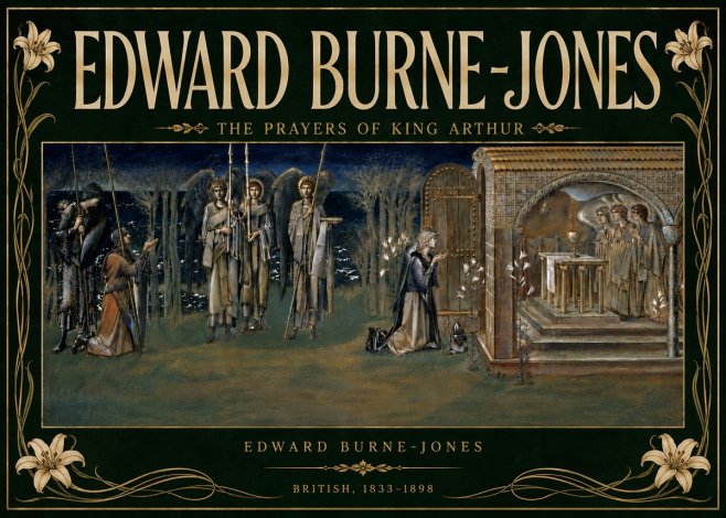 Edward Burne-Jones The Prayers of King Arthur No6 - Juliste