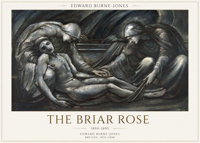 Edward Burne-Jones The Briar Rose No1 - Juliste