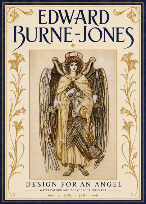 Edward Burne-Jones Design for an Angel No6 - Juliste
