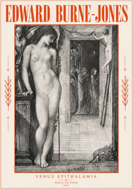 Edward Burne-Jones Venus Epithalamia No5 - Juliste