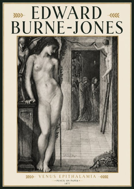 Edward Burne-Jones Venus Epithalamia No6 - Juliste