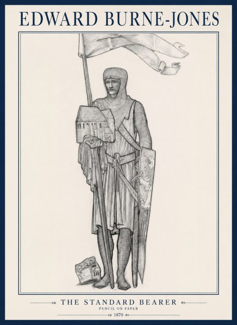 Edward Burne-Jones The Standard Bearer No1 - Juliste