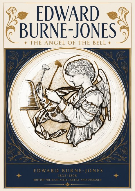 Edward Burne-Jones The Angel of the Bell No3 - Juliste