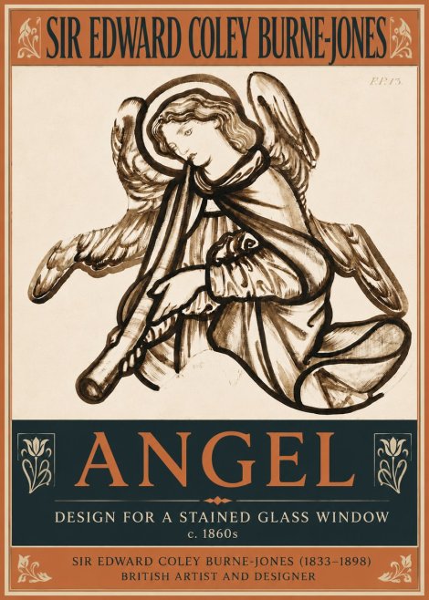 Edward Burne-Jones Angel No5 - Juliste