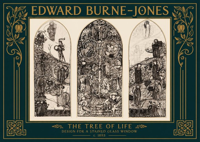 Edward Burne-Jones The Tree of Life No2 - Juliste