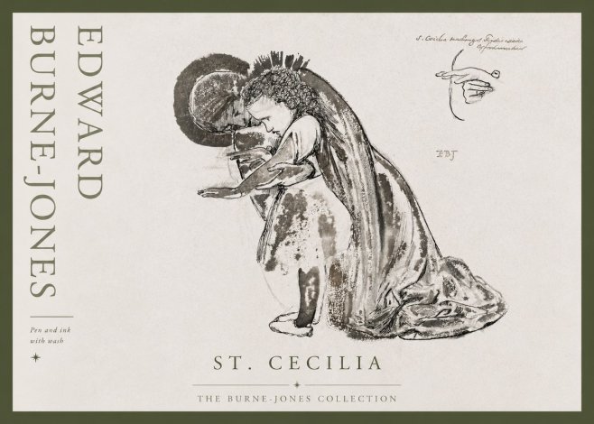 Edward Burne-Jones St. Cecilia No3 - Juliste