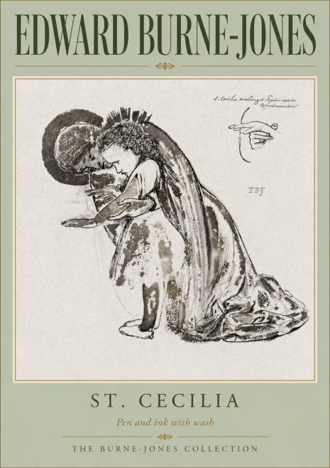 Edward Burne-Jones St. Cecilia No5 - Juliste