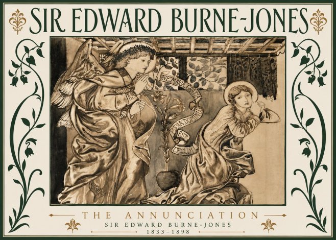 Edward Burne-Jones The Annunciation II No6 - Juliste