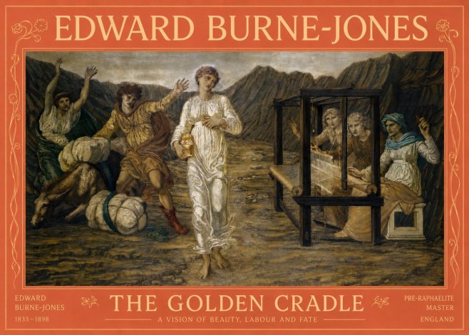 Edward Burne-Jones The Golden Cradle No2 - Juliste