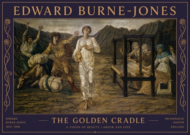 Edward Burne-Jones The Golden Cradle No3 - Juliste