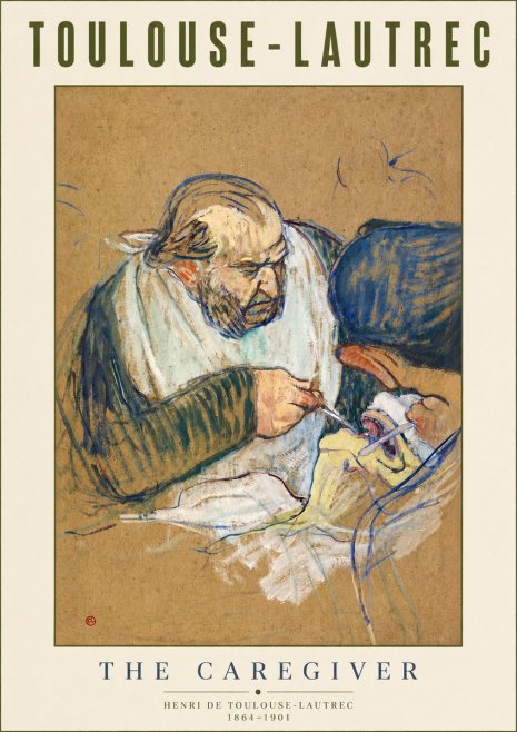Toulouse-Lautrec The Caregiver No4 - Juliste