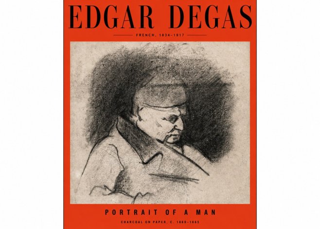 Edgar Degas Portrait of a Man No2 - Juliste