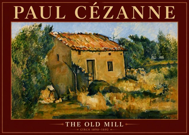 Paul Cézanne The Old Mill No5 - Juliste