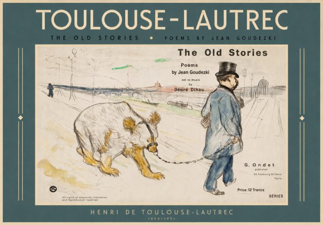 Toulouse-Lautrec Les Vieilles Histoires II No3 - Juliste