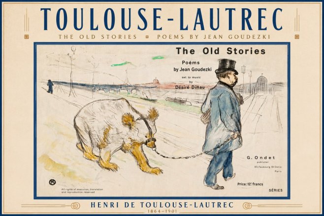 Toulouse-Lautrec Les Vieilles Histoires II No6 - Juliste