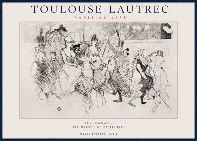 Toulouse-Lautrec The Parade No1 - Juliste