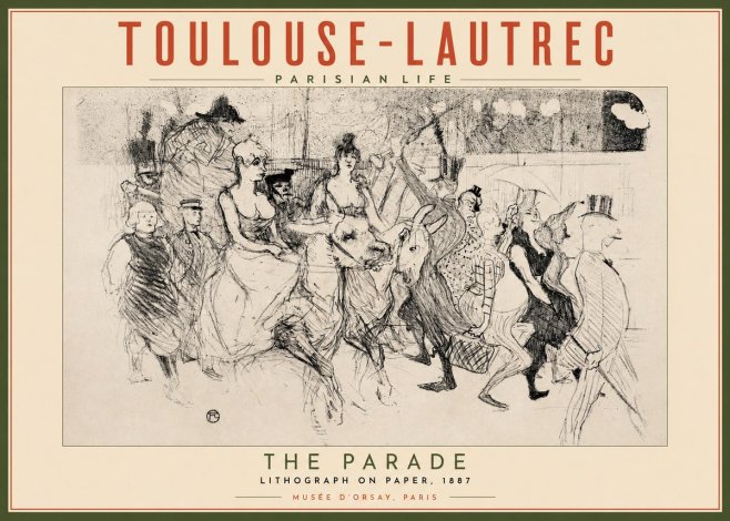 Toulouse-Lautrec The Parade No2 - Juliste