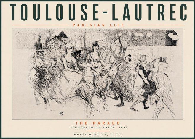 Toulouse-Lautrec The Parade No4 - Juliste