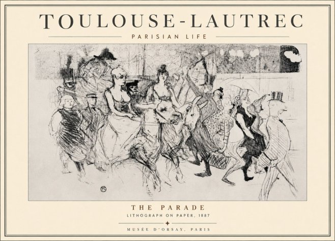 Toulouse-Lautrec The Parade No6 - Juliste