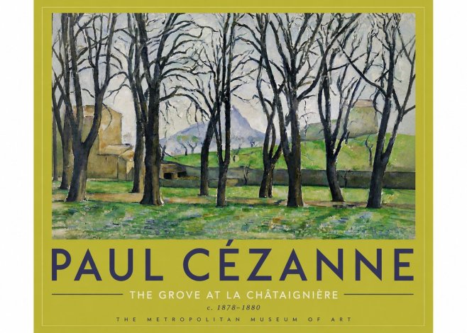 Paul Cézanne The Grove at La Châtaignière No5 - Juliste