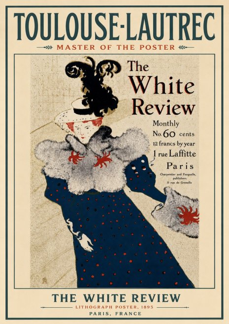 Toulouse-Lautrec The White Review No6 - Juliste