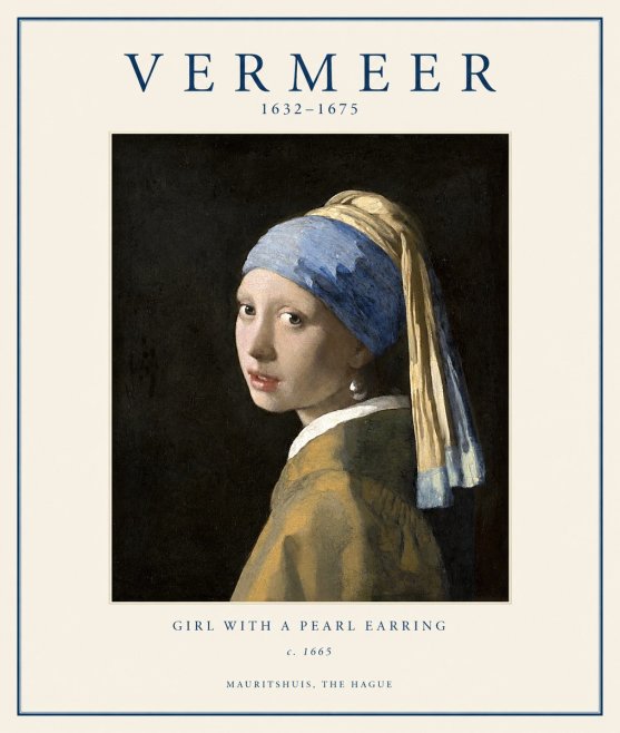 Vermeer Girl with a Pearl Earring II No1 - Juliste