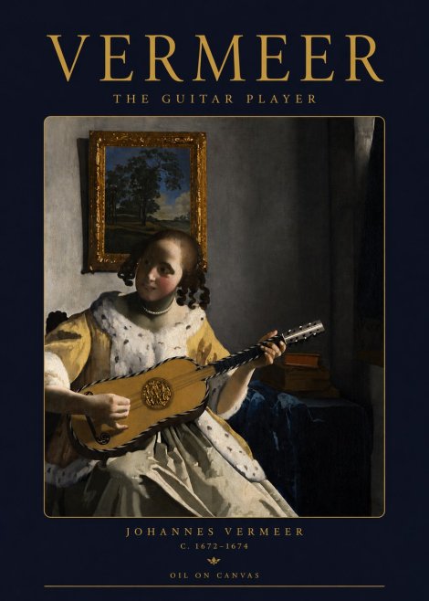 Vermeer The Guitar Player No3 - Juliste