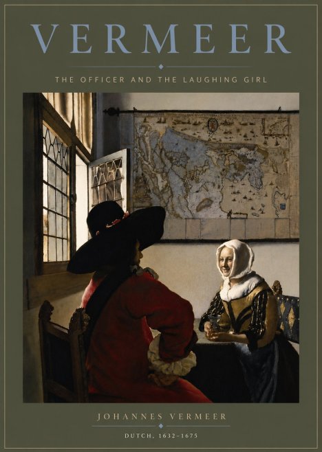 Vermeer The Officer and the Laughing Girl No6 - Juliste