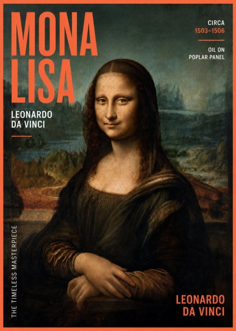 Leonardo da Vinci Mona Lisa No6 - Juliste