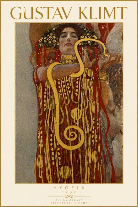 Klimt Hygeia No6 - Juliste