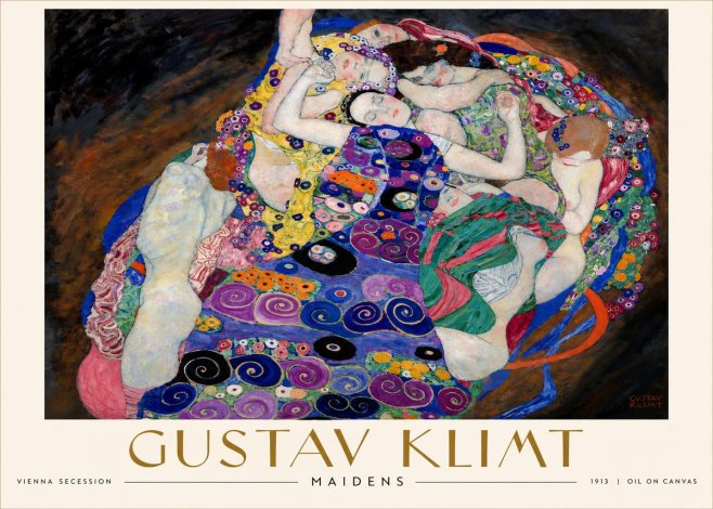 Klimt Maidens No6 - Juliste