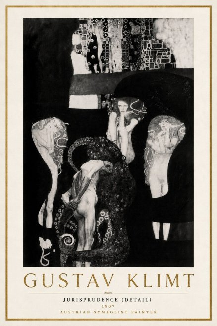 Klimt Jurisprudence (Detail) No6 - Juliste