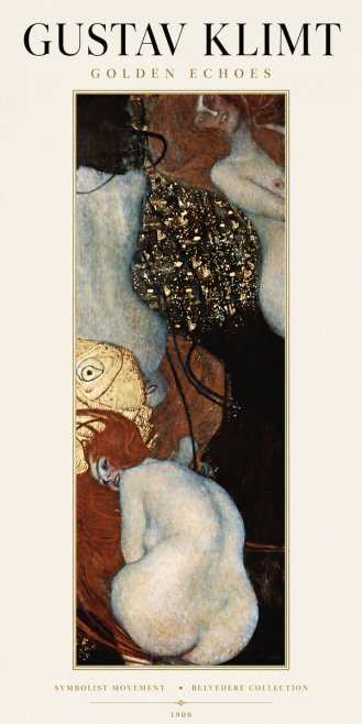 Klimt Golden Echoes No1 - Juliste