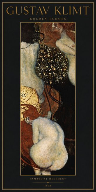 Klimt Golden Echoes No3 - Juliste