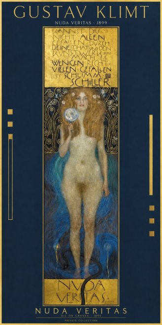 Klimt Nuda Veritas No2 - Juliste