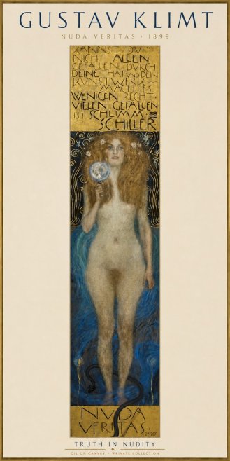 Klimt Nuda Veritas No3 - Juliste