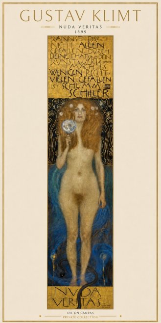 Klimt Nuda Veritas No6 - Juliste