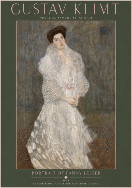 Klimt Portrait of Fanny Leeser No5 - Juliste