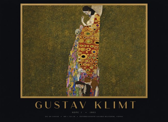 Klimt Hope I No2 - Juliste