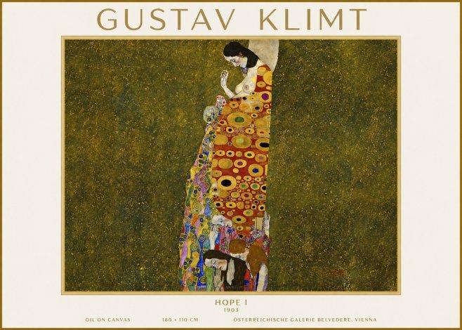 Klimt Hope I No4 - Juliste