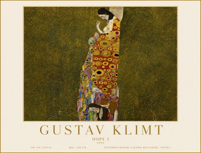 Klimt Hope I No6 - Juliste